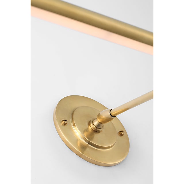 2020s Amber Lewis for Visual Comfort Signature Emery 30" Picture Light in Hand-Rubbed Antique Brass For Sale - Image 5 of 7