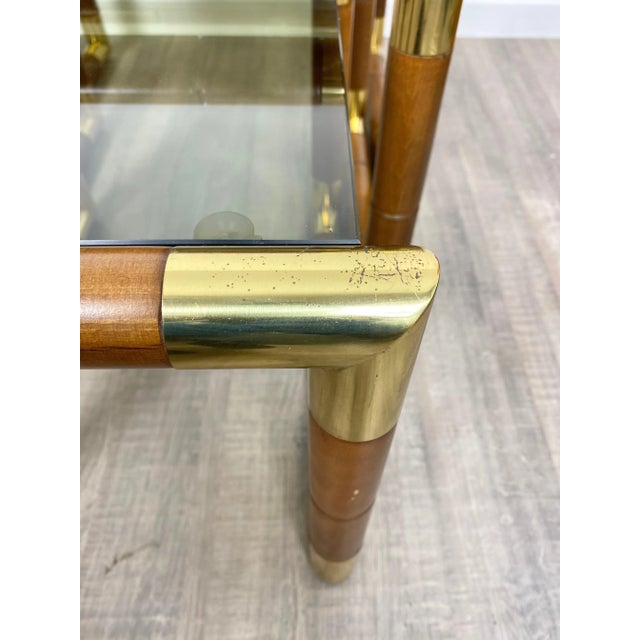 Italian Glass Nesting Tables, 1970s, Set of 3 For Sale - Image 3 of 17