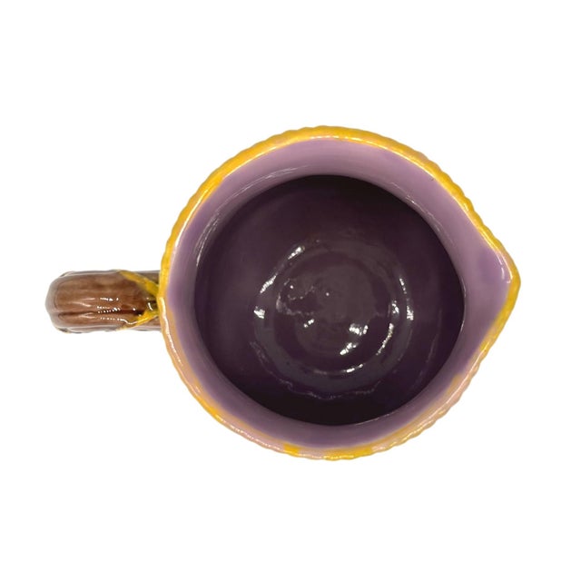 Green George Jones Majolica Wheat Pitcher With Green Acanthus Leaves, Ca. 1875 For Sale - Image 8 of 13