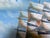 Paint K.Dossi Original Sailing Ship Oil Painting, Nautical Seascape, Maritime Art For Sale - Image 7 of 12