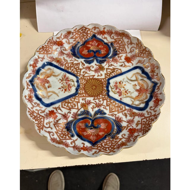 Imari Dish in Porcelain For Sale - Image 4 of 4