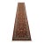Fine Sarouk Runner 2’8” X 13’1” Rust Wool Traditional Hand-Knotted Oriental Rug For Sale
