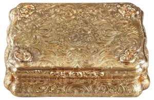 Mid-19th Century Hanau Gold Box, 1850s