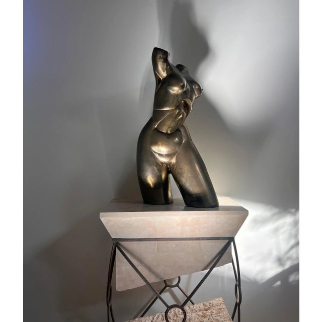 Hattakitkosol Somchai Monumental Bronze Female Nude Sculpture By Somchai, Circa 1970 For Sale - Image 4 of 12