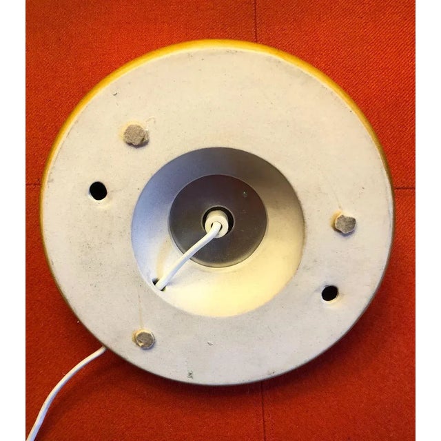 Table Lamp with Opaline Glass and Ceramic Base from Kamenicky Senov, 1960s For Sale - Image 6 of 9