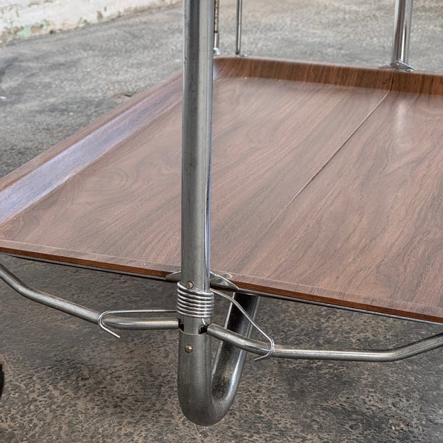 Metal DDR Folding Service Trolley, 1970 For Sale - Image 7 of 12