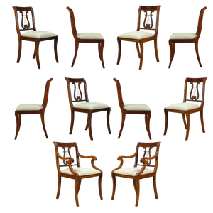 Harp Back Chairs- Set of 10