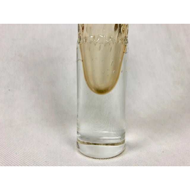 Art Glass Vase attributed to Jaroslav Svoboda for Škrdlovice, 1970s For Sale - Image 3 of 8