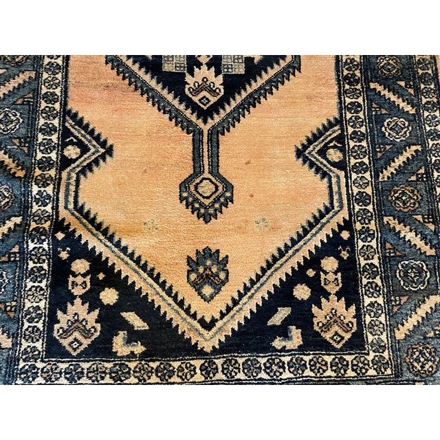 Blue Middle Eastern Rug with Blue Decoration For Sale - Image 8 of 11