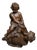 Vintage Terracotta Child on a Jar Sculpture, 1920s For Sale