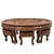 This beautiful Teak wood Coffee Table has a lot of Chinese traditional massive carving works of Chinese Characters and...
