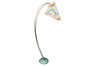 Mid-Century Brass Floor Lamp, 1950s