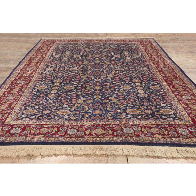 Vintage Chinese Tabriz Rug, 05'00 X 08'07 For Sale - Image 10 of 11
