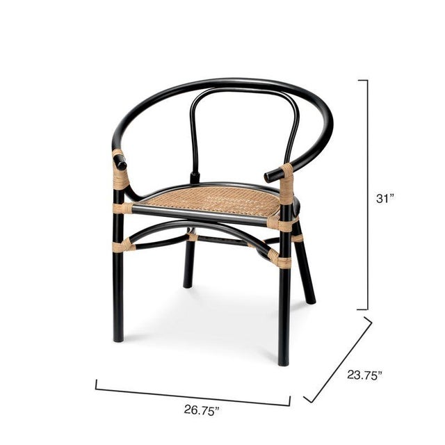 Transitional Jamie Young Saltwater Arm Chair For Sale - Image 3 of 7