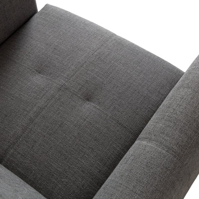 Fabric 50 Armchair in Grey with Manual Function from Rolf Benz For Sale - Image 9 of 17
