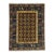 Pictorial Sultani Wool Rug With Horse Border, Blue and Cream, 4'11" X 6'7" For Sale