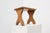 Wood Hand-Carved Oak Wooden Stool, France, 1890s For Sale - Image 7 of 11