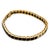 Contemporary Vintage Diamond Onyx 18k Yellow Gold Tennis Bracelet For Sale - Image 3 of 6