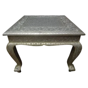 Vintage Anglo-Indian Metal Clad Table