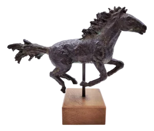 Bronze Running Horse by Piero Augusto Donati, Italy, 1980s-1990s