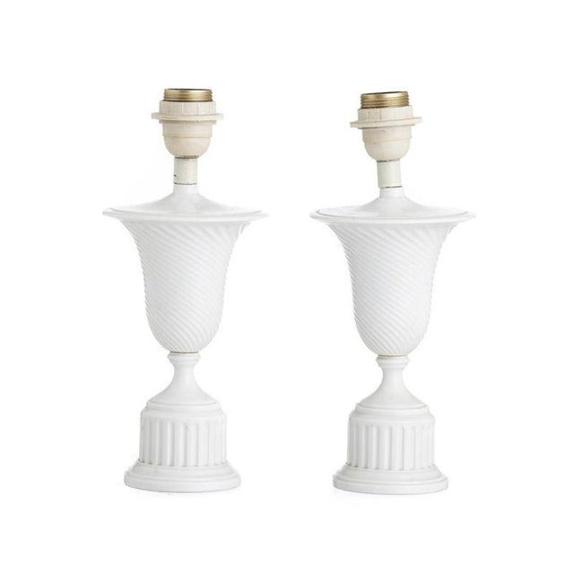 Porcelain Table Lamps from Vista Alegre, Set of 2 For Sale - Image 6 of 6