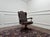 Animal Skin Large English Chesterfield Office Chair For Sale - Image 7 of 8