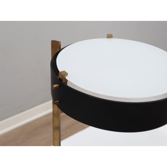 Metal Mid-Century Modern Table Lamp by Tito Agnoli for O-Luce, 1950s For Sale - Image 7 of 13