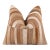 Luxury Genuine Hair-on Cowhide Arch Throw Pillow 18x18 | Handmade For Sale