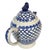 Farmhouse Vintage Boleslawiec Polish Pottery Teapot With Bird Finial For Sale - Image 3 of 16