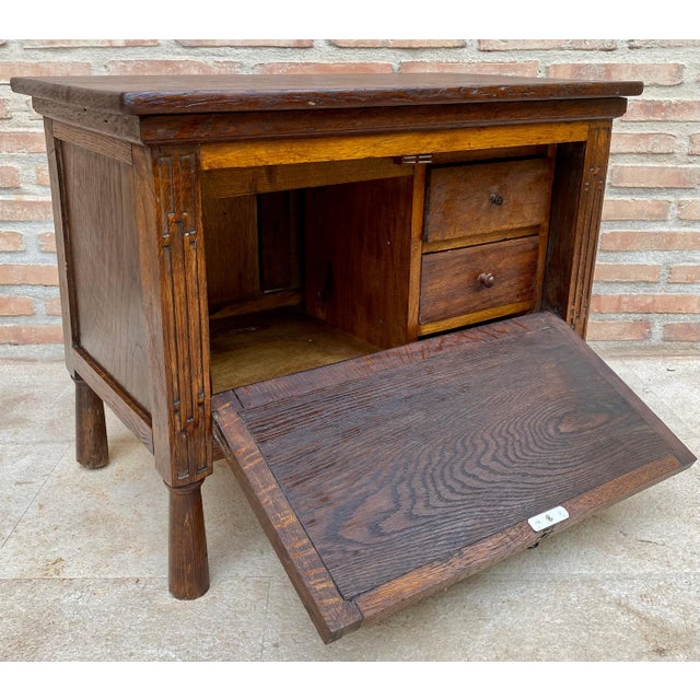 Late 19th Century French Carved Oak Coffer For Sale - Image 11 of 18