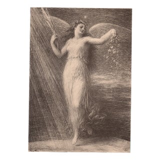 Henri Fantin-Latour, l'Immortalité, 1898, Lithograph & Paper For Sale