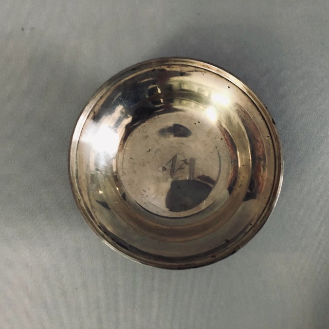 Vintage sterling silver candy dish , monogram “N” , Makers mark reads " S.Kirk & Son 4116" very good vintage condition,...