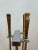 Mid Century Modernist Fireplace Tools Chrome and Brass For Sale In New York - Image 6 of 9