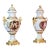 The Romantic Gilded Muse Set of 2 – French-Inspired Lidded Porcelain Vase With Hand-Painted Scenes, Gold Leaf & Bronze Ormolu (Sold Individually) For Sale
