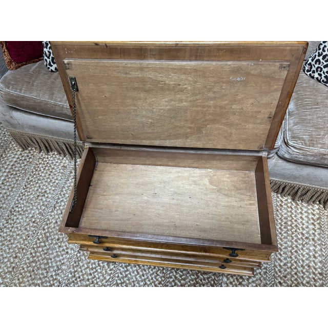Vintage Italian Faux Book End Table For Sale - Image 4 of 17