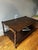Ornamental & Decorative Materials Vintage Mid-Century Faux Bamboo Walnut Coffee Table With Cane Shelf & Casters For Sale - Image 7 of 16