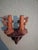 Brown Black Forest Stags Vase Holders and Shelf, 1920s, Set of 3 For Sale - Image 8 of 9