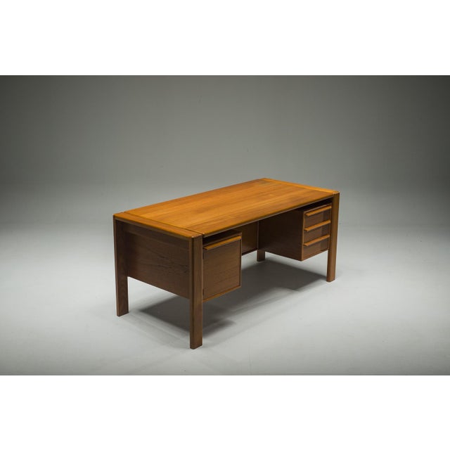 Mid-Century Teak Freestanding Desk from Gv Møbler, 1960s For Sale - Image 17 of 18