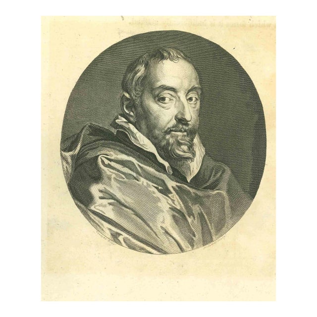 Thomas Holloway, Portrait of a Man, Etching, 1810 For Sale