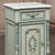 Wood Pair 19th Century French Louis XVI Painted Nightstands With Carrara Marble For Sale - Image 7 of 18