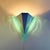 Vintage Postmodern Acrylic and Metal White Triangular Wall Lamp by Happy Light, 1980s For Sale - Image 17 of 17