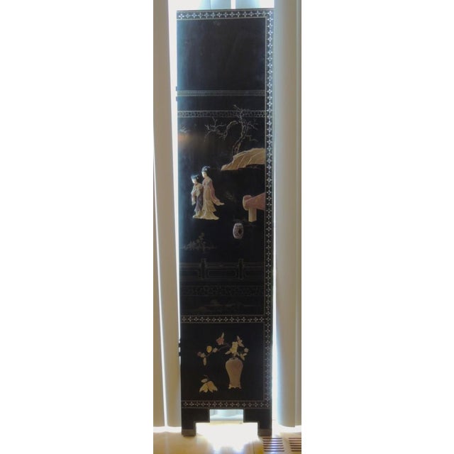 Asian Screen 6 Panel Room Divider Dressing Screen For Sale - Image 16 of 18