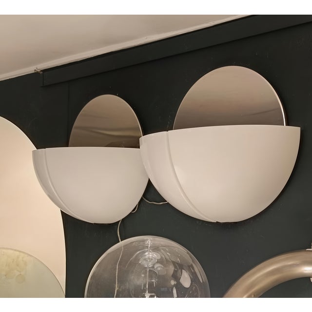 1970s Spicchio Wall Lamps by Danilo & Corrado Aroldi for Stilnovo, Italy 1970s Set of 2 For Sale - Image 5 of 10