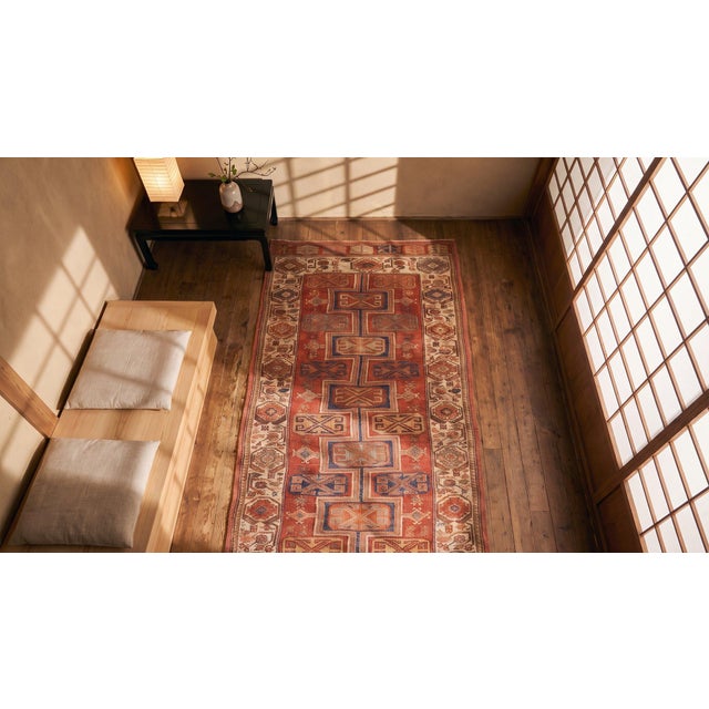 Mid-19th Century Turkish Anatolian Konya Runner Carpet (4'3" x 11'6"-130 x 351) For Sale - Image 14 of 15