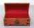 Oriental Velvet Chest Brass Box, 1965 For Sale - Image 3 of 9