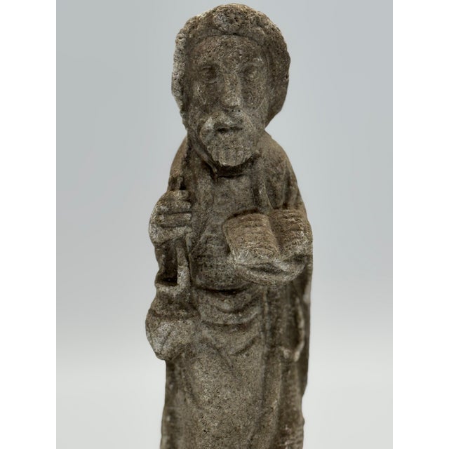 Early 19th Century Early 19th Century Carved Stone Figure For Sale - Image 5 of 8