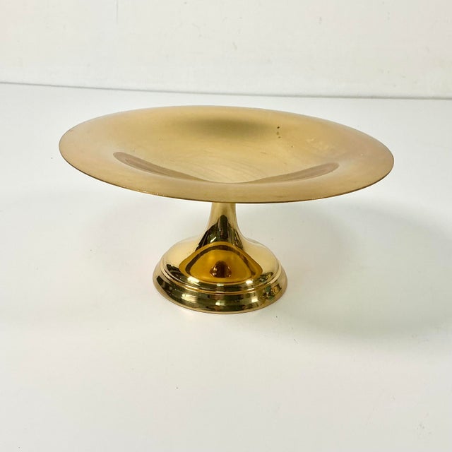 Mid 20th Century Hollywood Regency English Traditional Style Bon Bon Candy Pedestal Compote. For Sale - Image 6 of 7
