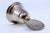 Silver Bell with Edge Borders and Coin-Shaped Handle For Sale - Image 4 of 9