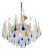Mid-Century Modern Murano Blown Glass Chandelier, 1960s For Sale