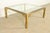 1970s Mastercraft Hollywood Regency Greek Key Brass and Glass Cocktail Table, 1970s For Sale - Image 5 of 10